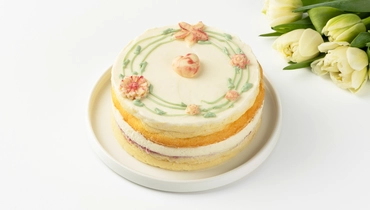 Торт японский "Кастелла" малиновый