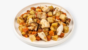 Жаркое из куриного филе с картофелем "По-домашнему"