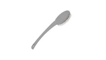 Щетка для&nbsp;мытья спины York на&nbsp;длинной ручке серая 26 см 1 шт