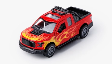 Изображение товара Машинка инерционная Пламя - металлическая игрушка с пластиковыми элементами