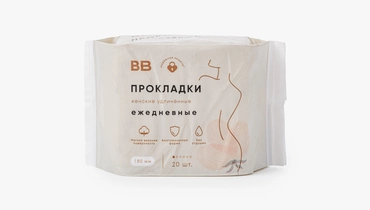 Прокладки женские ежедневные удлиненные, 20 шт