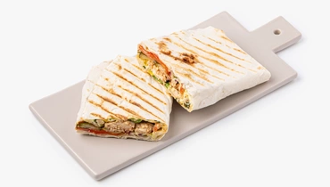 Шаурма с&nbsp;курицей на&nbsp;гриле по-домашнему, кафе