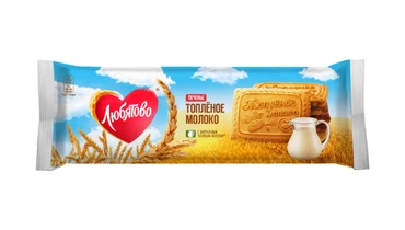 Изображение товара Печенье Любятово Топленое молоко сахарное 267 г