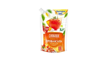 Изображение товара Майонез Слобода Провансаль 67% 800 мл натуральный классический соус