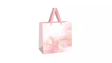 Изображение товара Пакет подарочный Meshu Marble pattern 20х20х10 см матовая ламинация