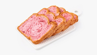 Тостовый круассан розовый (нарезка)