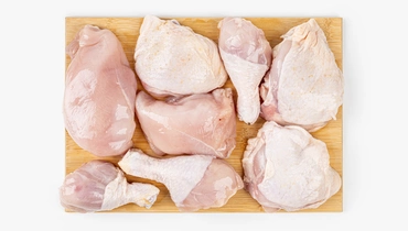 Ассорти из цыпленка-бройлера на зерновом откорме