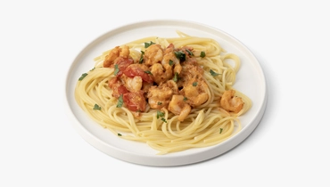 Изображение товара Паста с креветками в томатно-сливочном соусе