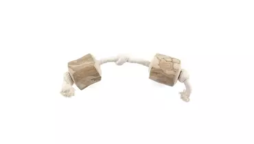 Изображение товара Игрушка для крупных собак COFFEE WOOD "Кофейные бочонки на верёвке", 2XL