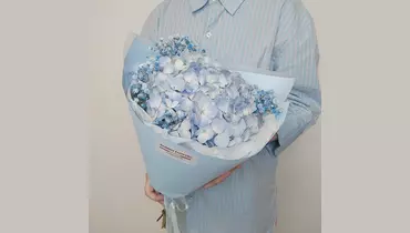 Изображение товара Цветочный букет Небесная Симфония от Bambini - нежные оттенки голубого