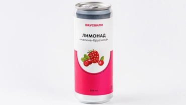 Лимонад "Малина-брусника", 320 мл