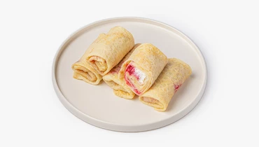 Изображение товара Блинчики с творогом и малиной, зам.