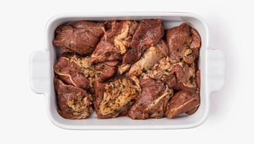 Изображение товара Мякоть баранины в маринаде готовая для тушения запекания жарки