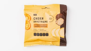 Снеки хрустящие из моркови со вкусом трюфеля и пармезана