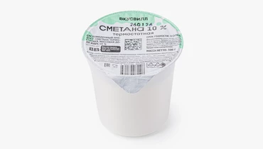 Сметана 10% термостатная, 300 г
