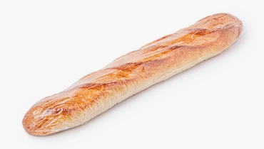 Изображение товара Пшеничный багет на закваске с цельнозерновой мукой 270 г натуральный хлеб