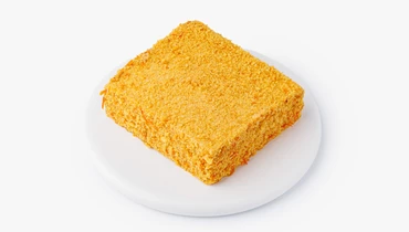 Изображение товара Торт Оранжевый дуэт с кремом из вареной сгущенки 480 г натуральный десерт