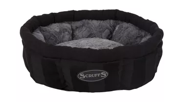 Изображение товара Круглый лежак для кошек TRAMPS Aristocat Ring, черный, 45х45х16 см
