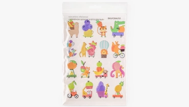 Наклейки объемные"Хомячок Шушик и&nbsp;его друзья"