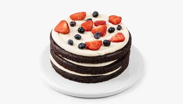 Торт "Бернау" со свежими ягодами и творожным сыром