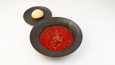 Изображение товара Борщ с куриной грудкой Иппин 370 г вкусный домашний суп