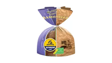 Изображение товара Хлеб Каравай Дарницкий весом 360 г - свежий и вкусный, идеально для всей семьи