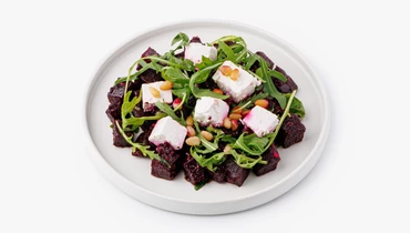 Салат из запеченной свеклы с сыром фета