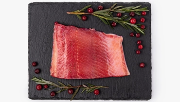 Форель слабосоленая филе-кусок "Гравлакс" с&nbsp;розмарином и&nbsp;клюквой, зам., 200 г