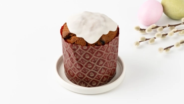 Изображение товара Кекс Пасхальный Кулич с изюмом и творогом