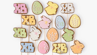 Пряник имбирный "Светлая Пасха" на&nbsp;палочке, 1 шт.