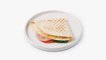 Изображение товара Тортилья с ветчиной и сыром ВкусВилл 130 г быстрое питание свежая