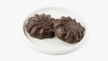 Изображение товара Зефир ВкусВилл Классический в темном шоколаде 50 г натуральный десерт сладость