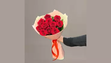 Изображение товара Букет из 11 красных ароматных роз FMART by flowwow