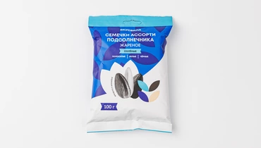 Семечки ассорти подсолнечника жареное соленое, 100 г