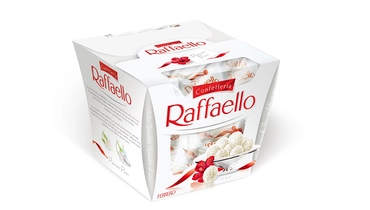 Изображение товара Конфеты Raffaello с цельным миндальным орехом в кокосовой обсыпке 150 г