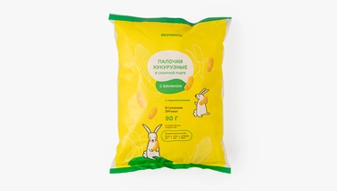 Палочки кукурузные в&nbsp;сах. пудре с&nbsp;бананом и&nbsp;стевией