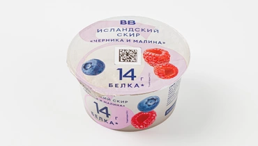 Исландский скир "Черника и малина" 1,2%