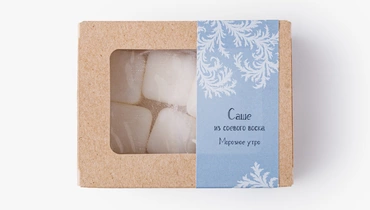 Аромасаше из соевого воска "Морозное утро"