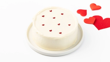 Торт муссовый "Сердечки" малина-маракуйя