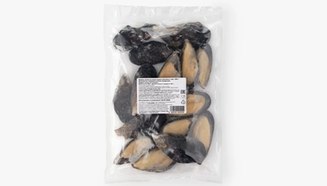 Мидии синие на&nbsp;полустворке раковины зам., 500 г