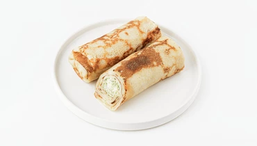 Изображение товара Блины со шпинатом и сырным кремом нежные, вкусные и полезные