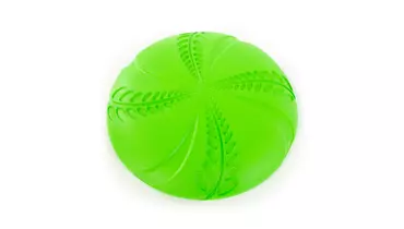 Изображение товара Резиновое фрисби для собак SkyRus 20x20x1. 9 см - прочная игрушка для активных игр