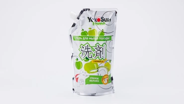 Гель для мытья посуды "Яблоко" YokoSun, 850 мл