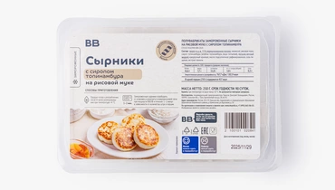 Изображение товара Нежные сырники на рисовой муке с сиропом топинамбура