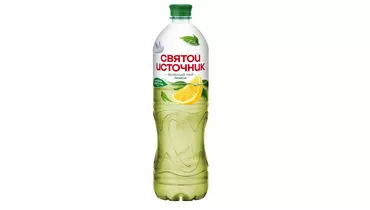 Холодный зеленый чай Святой Источник Лимон пэт 1 л