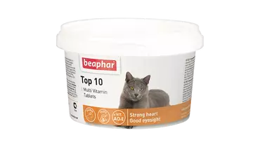 Изображение товара Витамины для кошек Beaphar TOP 10 180 шт - комплексное питание для здоровья домашних питомцев