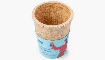 Изображение товара Стаканчик съедобный со вкусом имбирного печенья