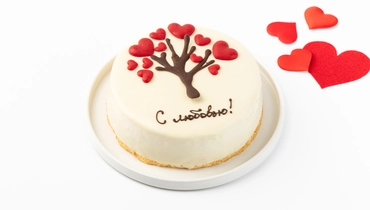 Торт "Дерево любви" ванильный лесные ягоды