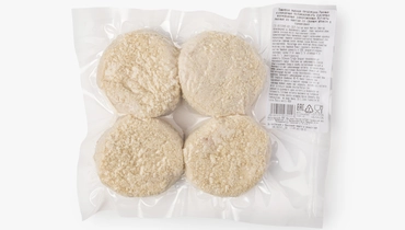 Котлеты рыбные из&nbsp;минтая со свиным шпиком в&nbsp;панировке зам.