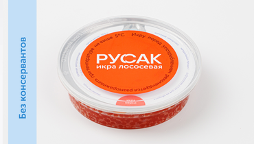 Икра нерки лососевая замороженная, 100 г